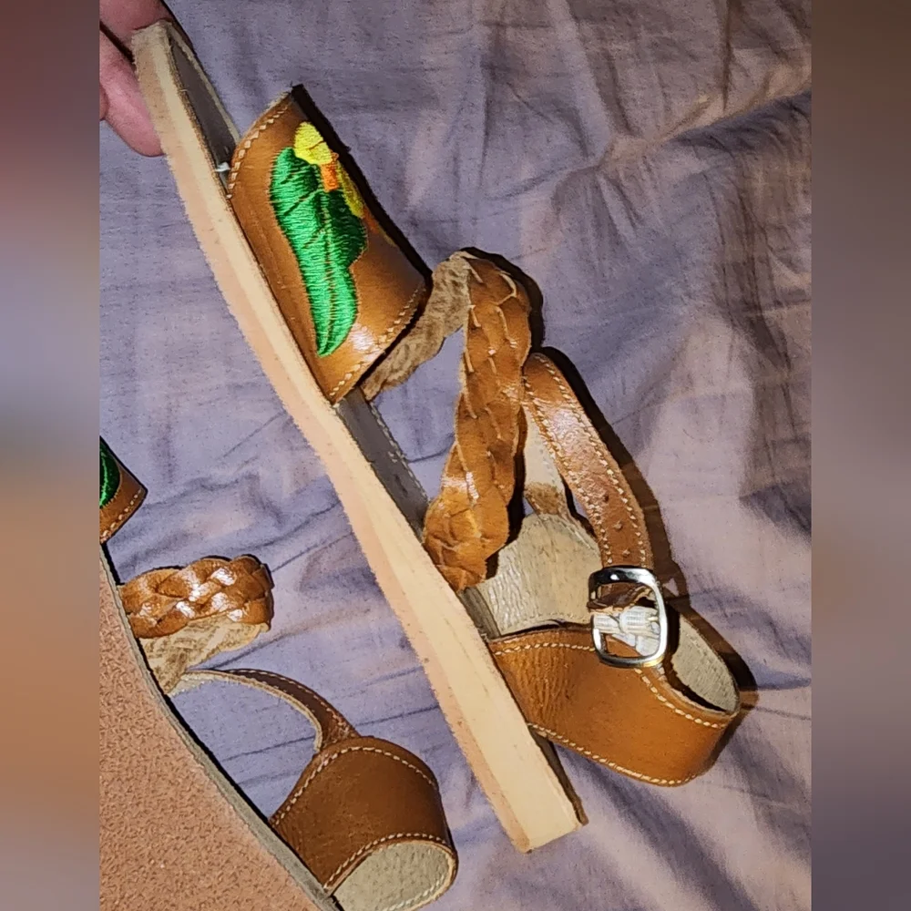 Sunflower Sandals - Picture 3 of 3